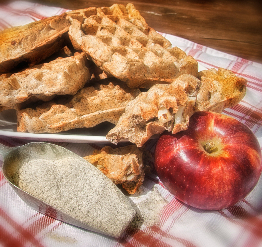 Waffles made with gluten-free flour La Merveilleuse Angelique